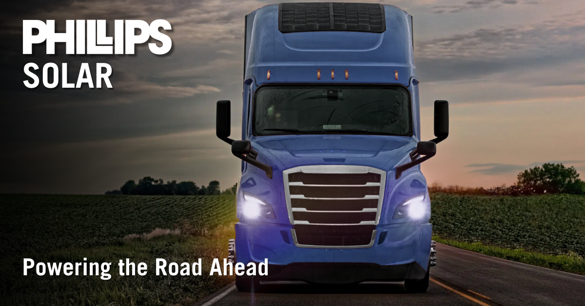 Phillips Industries Introduces Advanced Solar Panels to the Commercial Vehicle Market